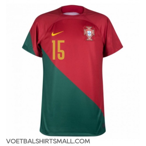 Portugal Rafael Leao #15 Voetbalkleding Thuisshirt WK 2022 Korte Mouwen
